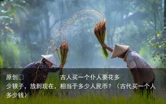 原创            古人买一个仆人要花多少银子，放到现在，相当于多少人民币？（古代买一个人多少钱）