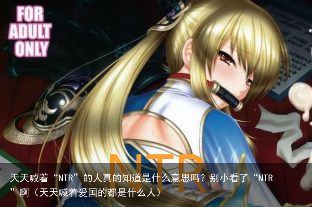 天天喊着“NTR”的人真的知道是什么意思吗？别小看了“NTR”啊（天天喊着爱国的都是什么人）