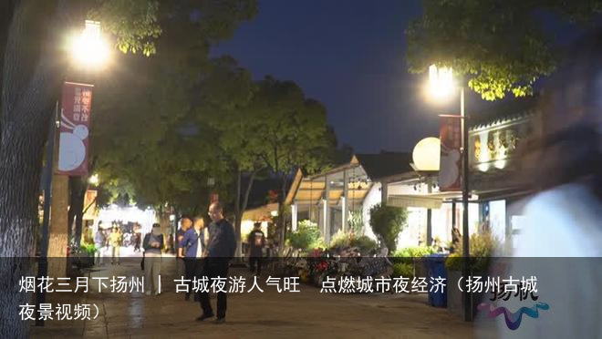 烟花三月下扬州 | 古城夜游人气旺  点燃城市夜经济（扬州古城夜景视频）