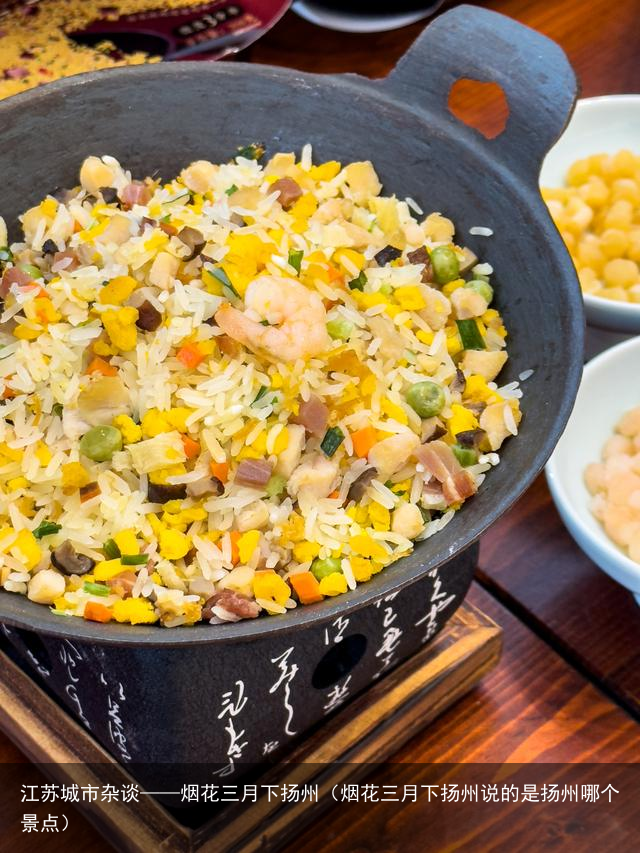 江苏城市杂谈——烟花三月下扬州（烟花三月下扬州说的是扬州哪个景点）
