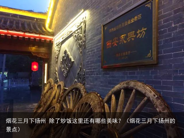 烟花三月下扬州 除了炒饭这里还有哪些美味？（烟花三月下扬州的景点）