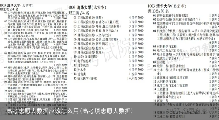 高考志愿大数据应该怎么用(高考填志愿大数据)