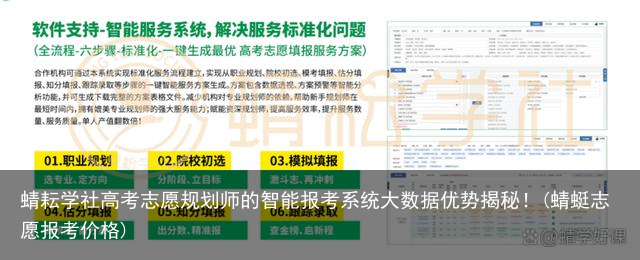 蜻耘学社高考志愿规划师的智能报考系统大数据优势揭秘！(蜻蜓志愿报考价格)