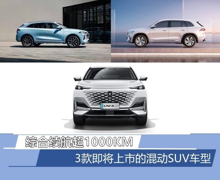 综合续航超1000km 3款即将上市的混动SUV车型(续航1000公里纯电动汽车有哪些)