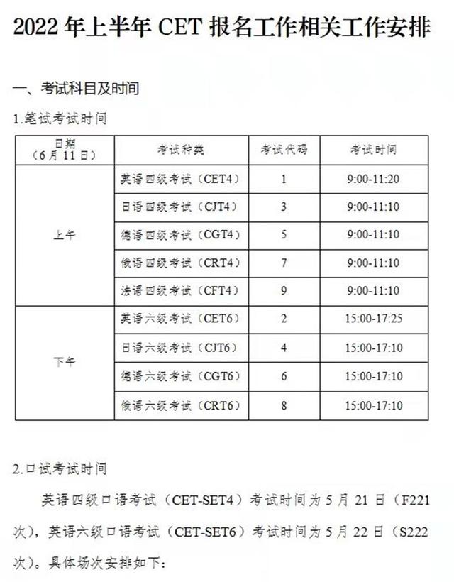 3月16日至4月8日！今年上半年全国大学英语四、六级考试报名时间确定(2021年上半年大学英语四六级报名)