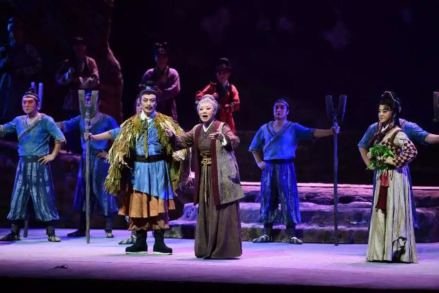 再现华夏先民奋斗传奇，陇剧《大禹治水》亮相山东小舞被捆绑很会扭，打架狂甩长腿秀腰力，魔纹批身A爆了(陇剧经典唱段武将名人)