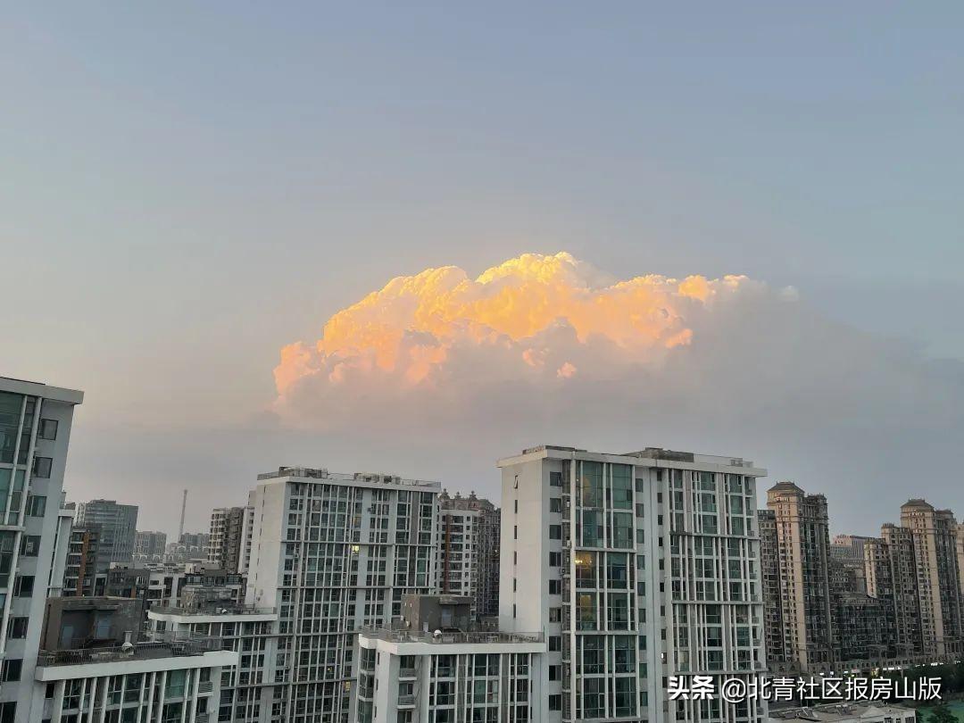 刚刚京城上空这团巨大的云，您看到了吗？
