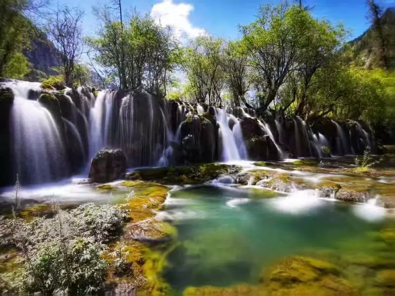 今年游客突破100万人次 九寨沟景区旅游气氛“超燃”（九寨沟旅游人数统计）