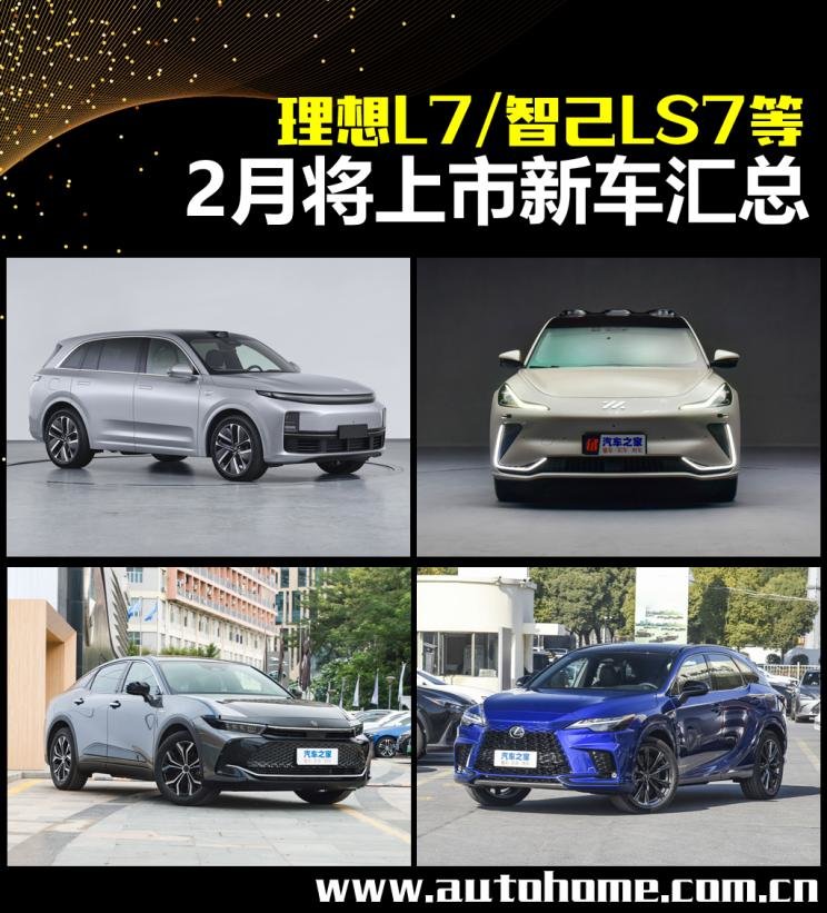 理想L7/智己LS7等 2月将上市新车汇总