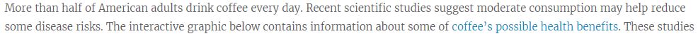 咖啡对身体有什么益处和坏处？！