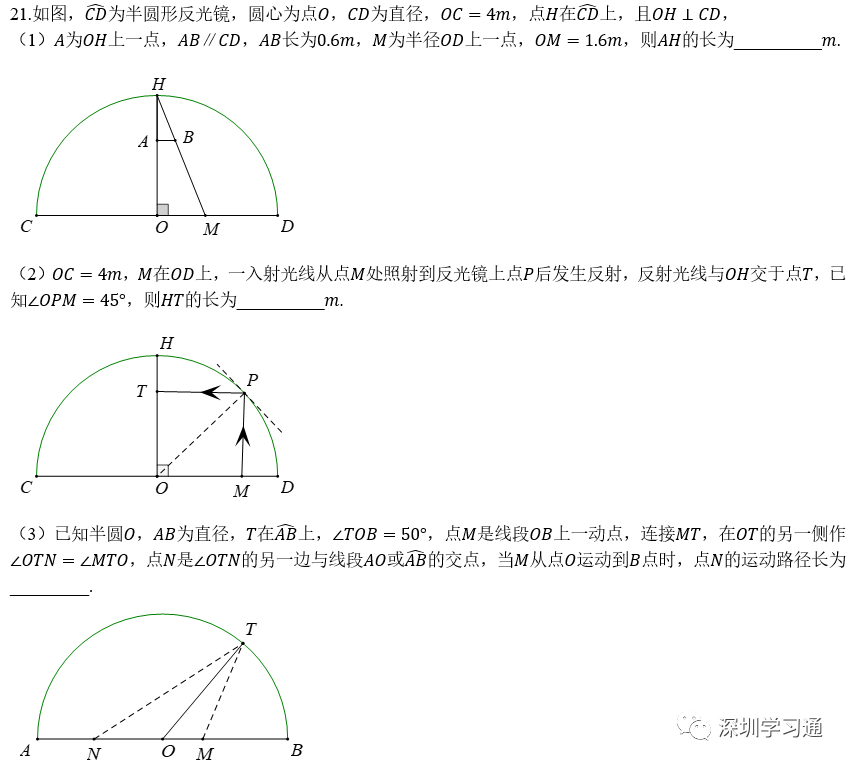 2022年深圳中考数学快评