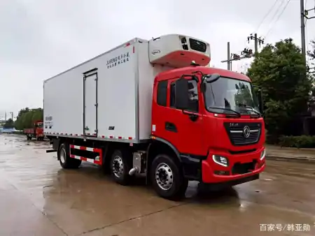 冷藏车是指用来维持冷冻或保鲜的货物温度的封闭式厢式运输车