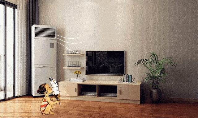 一起吹空调吗？配台空气循环扇的那种