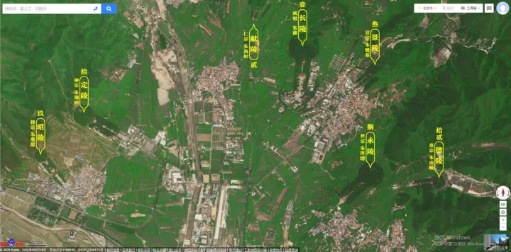 [图说]古今影像大明十三陵－－十五，明神宗万历帝朱翊钧定陵之开放的皇陵-明十三陵背后的帝王传奇