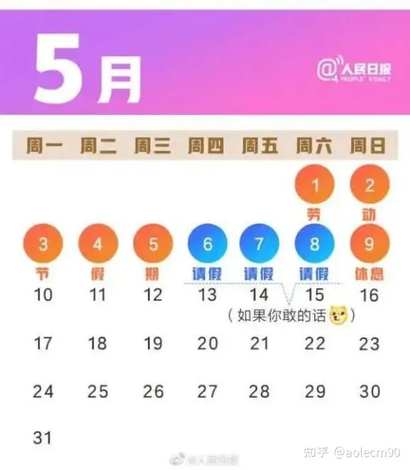 2021年5.1劳动节放假通知！可连休9天！-2021年五一劳动节放假几天q