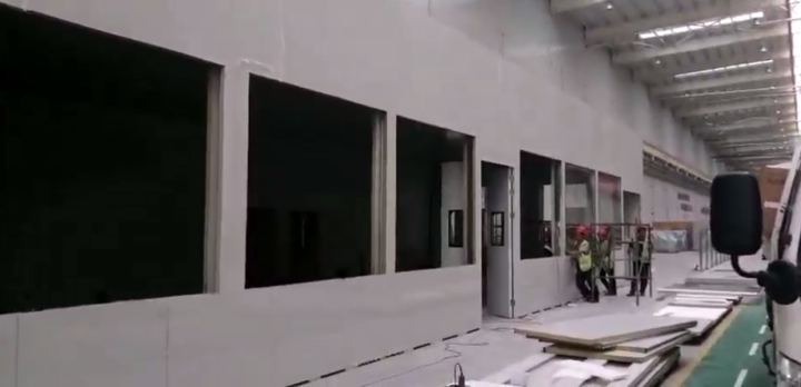 山东胜博手工净化板洁净净化工程实验室助力青岛中车四方绽放科技力量-净化板厂家联系方式