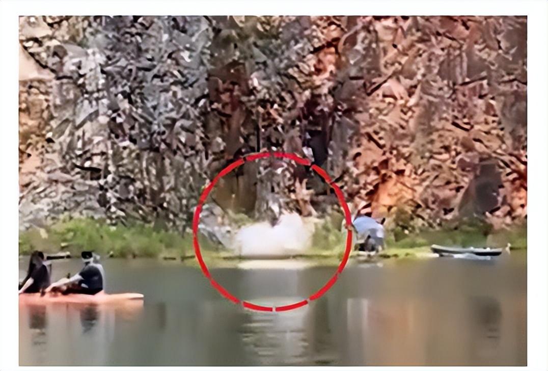 蹦极庆祝离婚梦想成空！男子绳子断裂坠湖却幸存了！（蹦极绳子断裂视频）