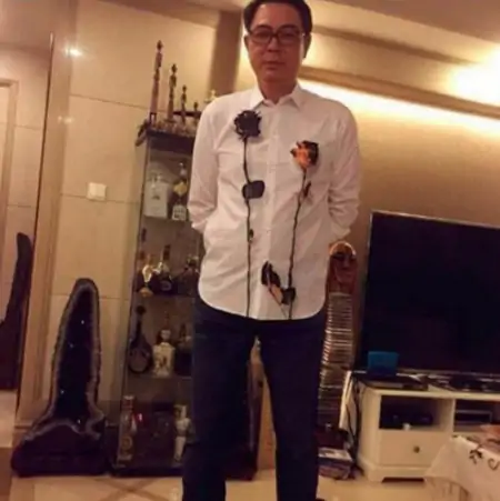 带你参观高亚麟住的房子，客厅吊灯挂着红灯笼，装修有点太独特了-高亚麟作品