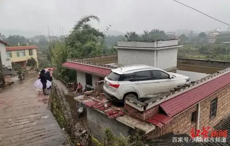 轰隆巨响！四川一家人从睡梦中惊醒，楼顶飞上来一辆汽车（四川一家三口被杀）