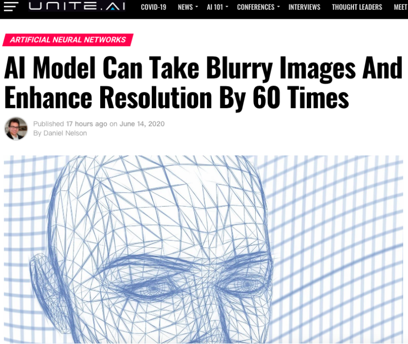新型AI工具能将模糊人脸照分辨率提升60倍以上，却不能用于面部识别-ai超分辨率拍照