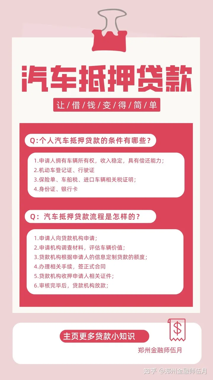 车辆抵押利息是多少？需要押车吗？-车抵押一般利息多少