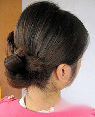 2款儿童日常长发盘发发型图解！-儿童盘发发型女