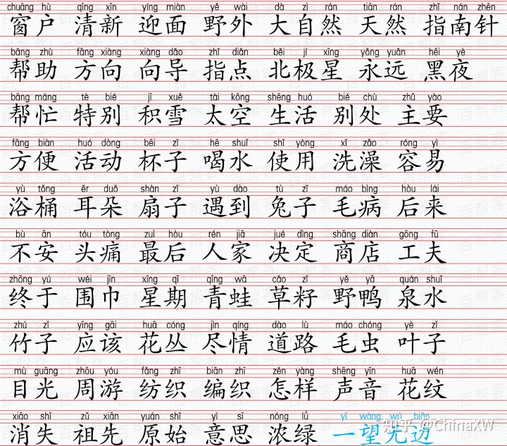 小学词语合集，全网最全，没有之一！-小学所有词语积累大全