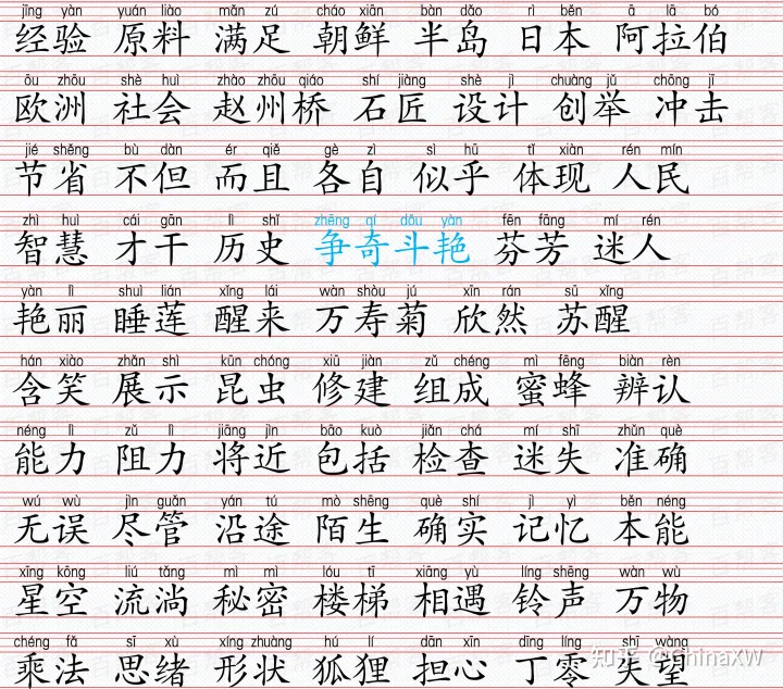 小学词语合集，全网最全，没有之一！-小学所有词语积累大全