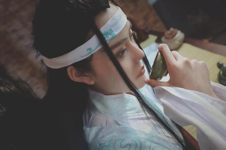 魔道祖师Cos：忘机与少年阿羡，根多年影视经验，看来是甜蜜风-阿羡和忘机