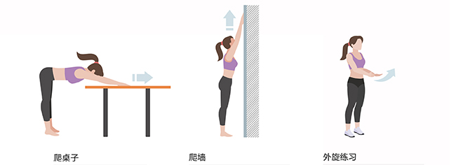 一张图，三个动作缓解肩周炎疼痛！（如何缓解肩周炎疼痛）