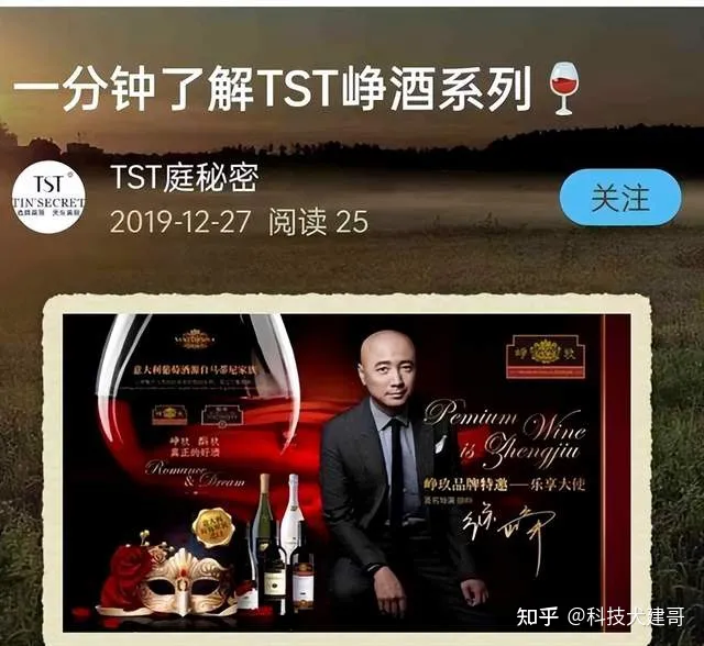 徐峥被曝是TST公司红酒代言人，《穿越时空的爱恋》会被下架吗？（徐峥老板）