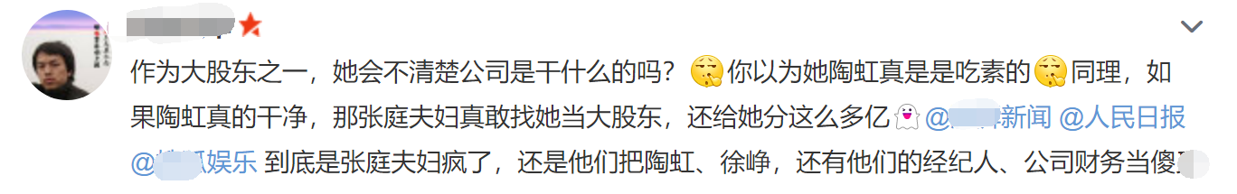 陶虹确认介入张庭公司，分红4亿或将承担刑事责任，徐峥恐受牵连（陶虹为什么和张庭一起）