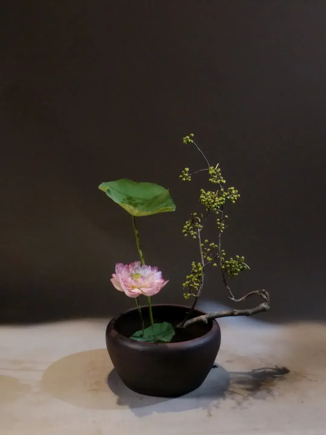 看名师插的荷花，感受今夏最美诗情（荷花插花画）