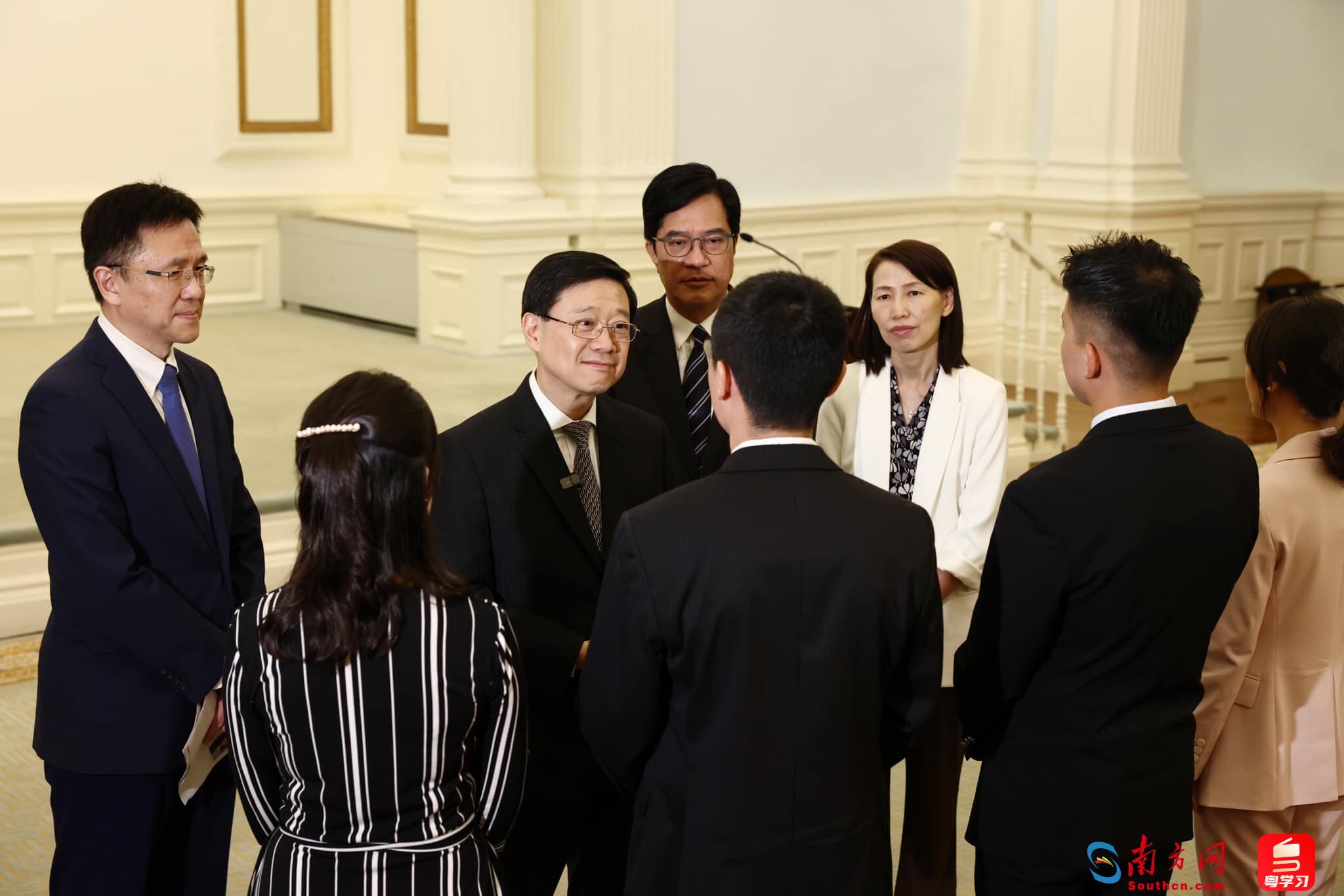 李家超与香港载荷专家候选人会面