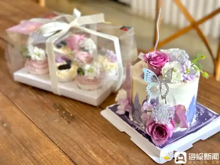母亲节的仪式感丨鲜花蛋糕“火爆”！济南一蛋糕店预计售出300个-济南蛋糕团购app