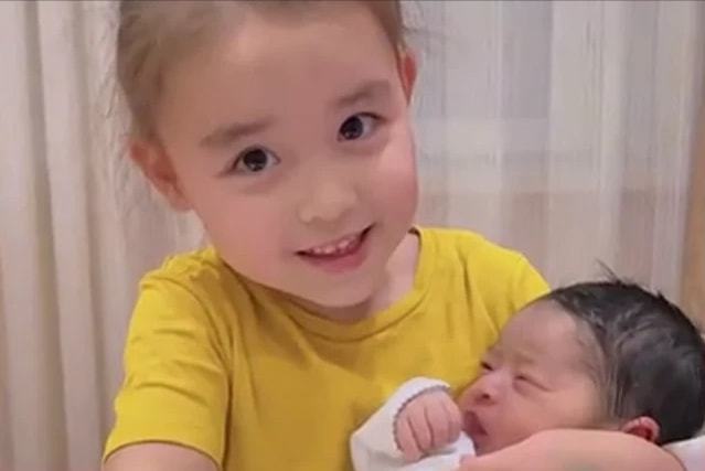 叶海洋花16万生二胎，同父同母妹妹颜值高，生父身份曝光引热议（叶海洋女儿近照图片）