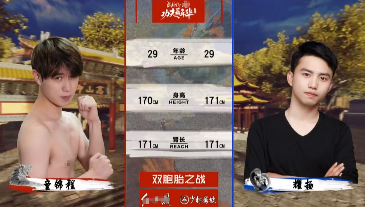 ​功夫嘉年华双胞胎之战！耀扬无规则拳击，童锦程：狠起来打自己