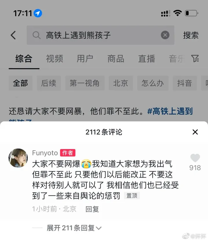 3岁孩子坐高铁吵闹，乘客同家长起冲突，被家长指责「这辈子别生孩子了」。如何看待此事?-高铁三岁小孩