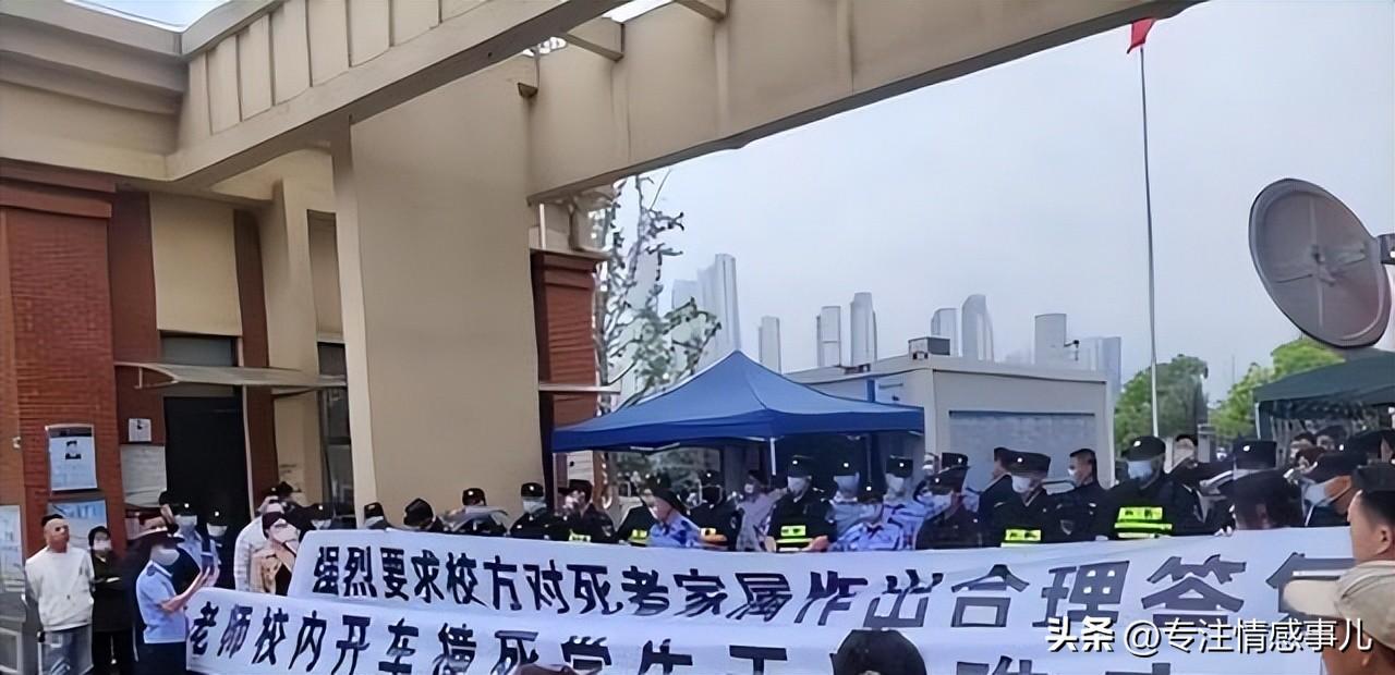 武汉被撞小学生身亡，母亲坠楼随他而去，她算是合格的母亲了吗？-武汉老师开车撞死学生