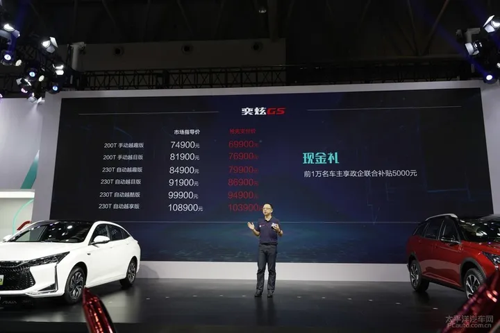 东风风神奕炫GS正式上市 售7.49-10.89万-东风风神奕炫gs2021新款车试驾视频