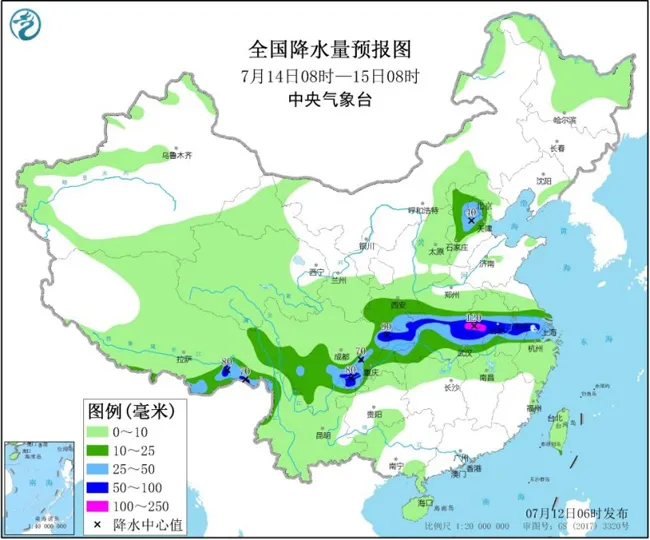 西南地区东部江汉黄淮等地有强降雨 华北多阵雨（我国西南部降水多吗）