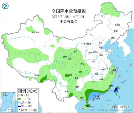江南华南等地有强降雨天气 西北地区多降水天气（江南华南降雨吗）