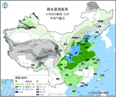 全能型冷空气上线！我国中东部雨雪大风降温齐上阵 局地降温15（我国冬季冷空气路径）