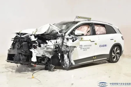 中保研测试成绩发布 ID.6 CROZZ碰撞零缺陷-中保研碰撞测试2020第二批