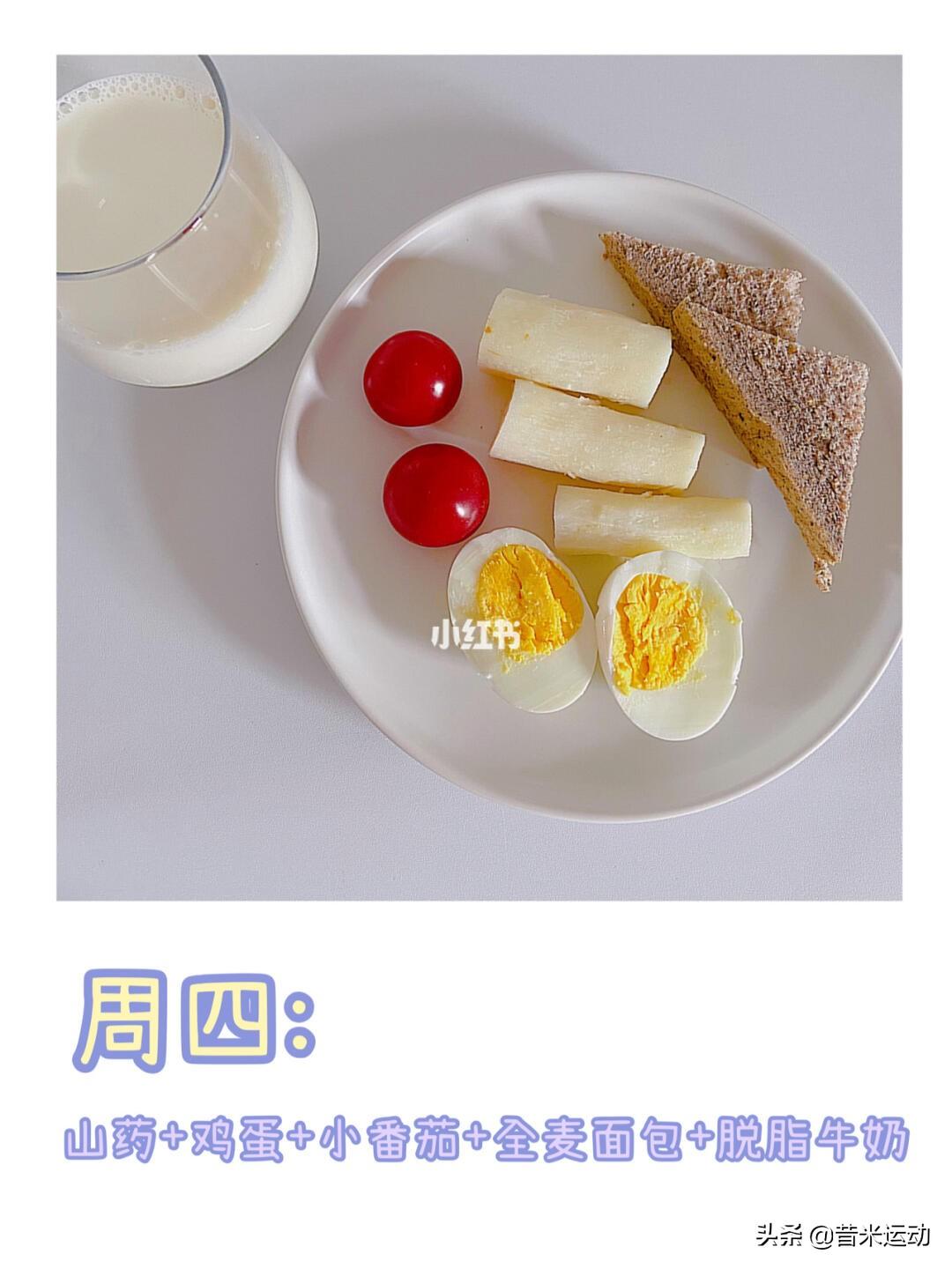 一周减脂早餐＋减肥秘籍：已瘦20斤-营养减肥早餐 让你一周瘦10斤