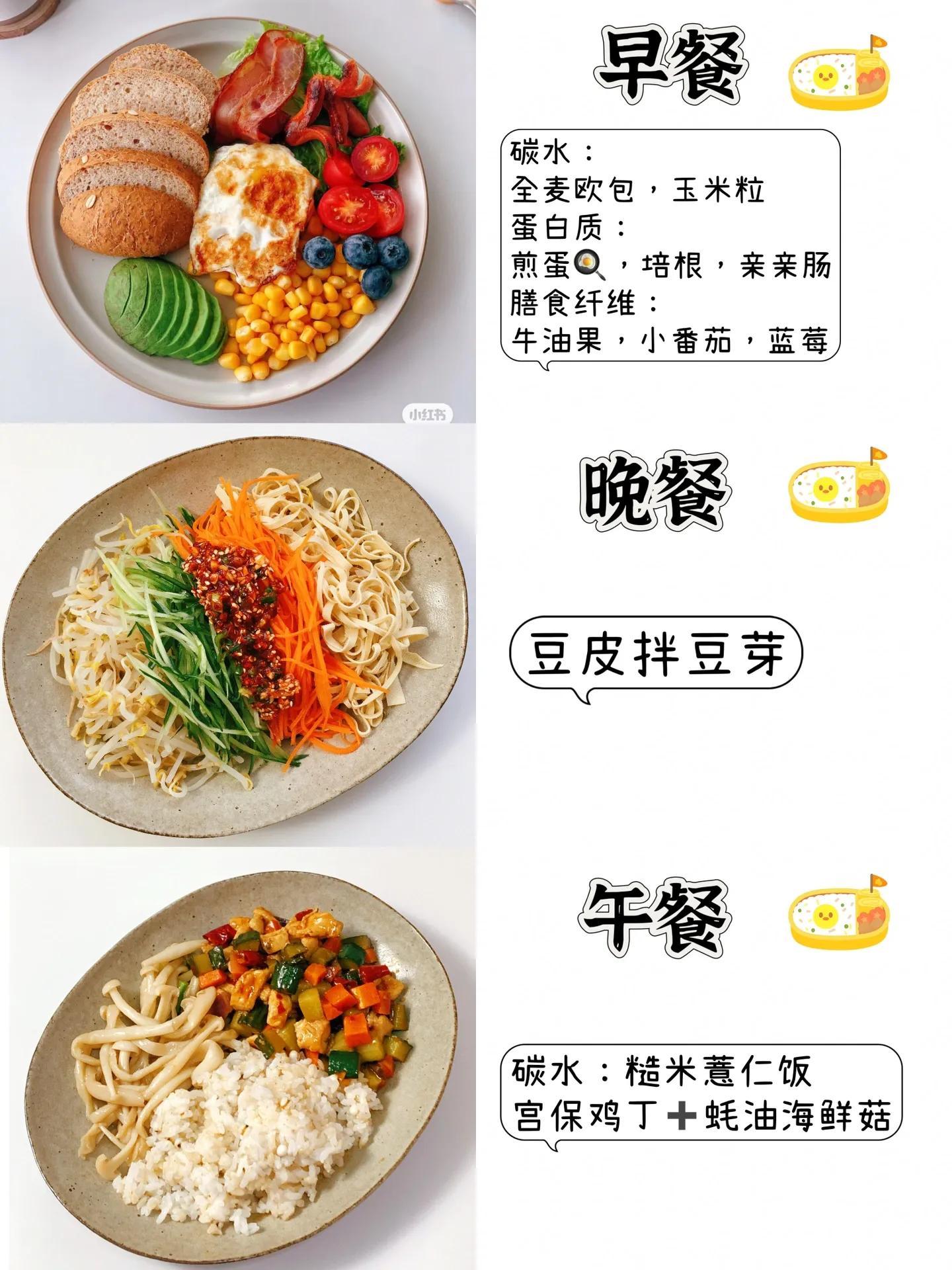 瘦了20斤！一周减脂三餐食谱分享-减肥食谱一周瘦10斤肥