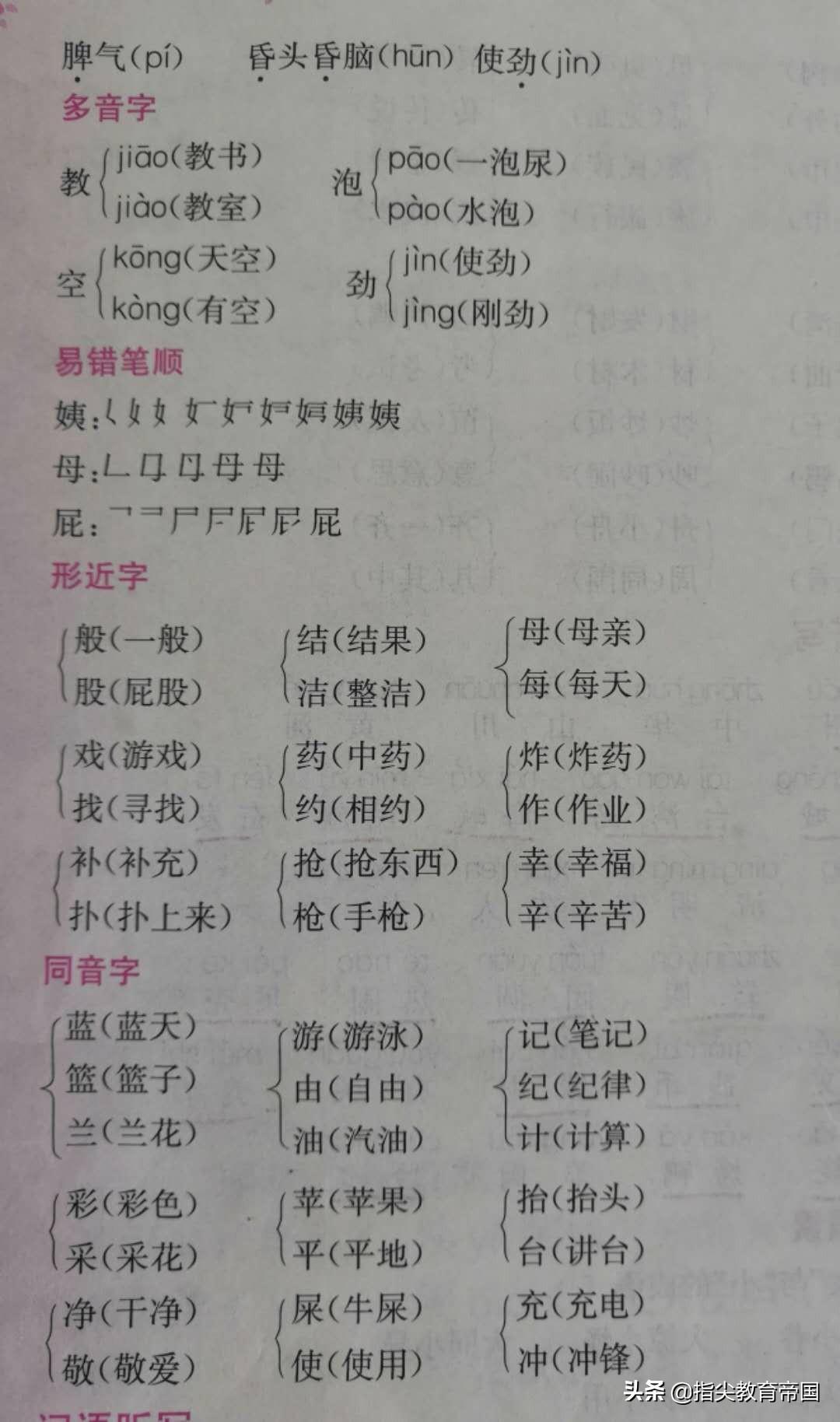 二年级语文第4组知识点总结，引导学生插上想象的翅膀写童话故事-二年级语文第四单元课文