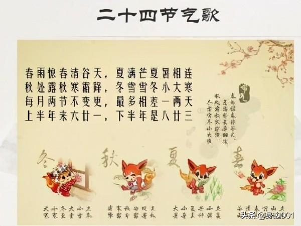 二十四节气歌（二十四节气歌古诗的拼音）