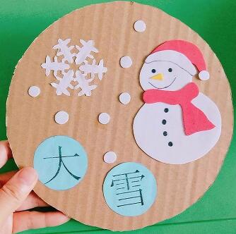 1首节气儿歌+24张幼儿园手工作品，帮孩子轻松记住24节气，快收藏（幼儿园二十四节气手工制作大全）