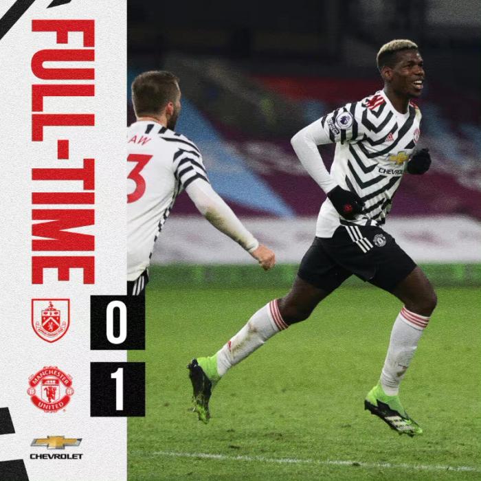 “红魔”回来啦？曼联小胜伯恩利登顶英超积分榜（曼联胜伯恩利登顶英超榜首）